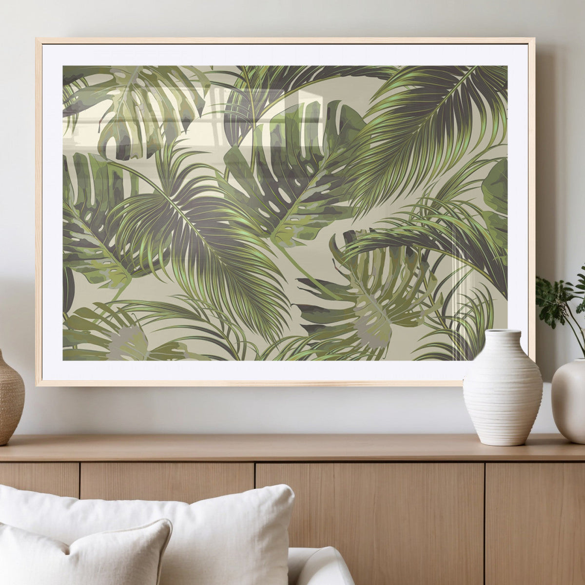 Palm Leaves Canvas Print
