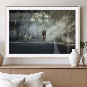 Cycling Road Bike in the Morning, Cycling Road Bike Canvas