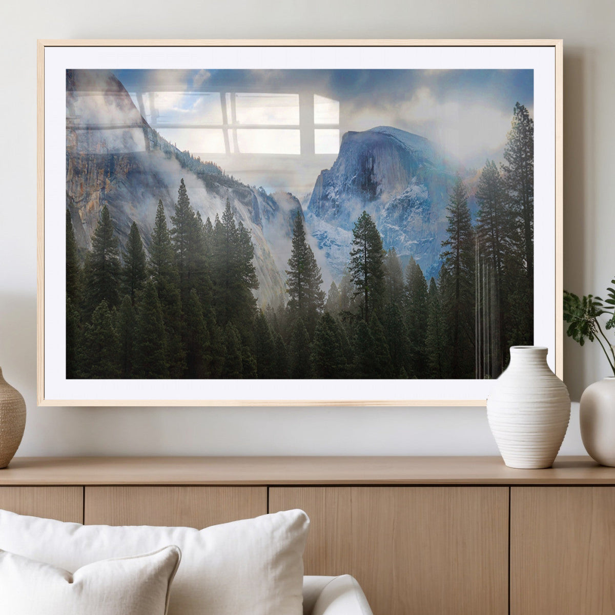 Half Dome Yosemite Calinia Wall Art Canvas Print El Capitan