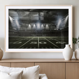 American Football Stadium Wall Art Canvas Print, Stadium