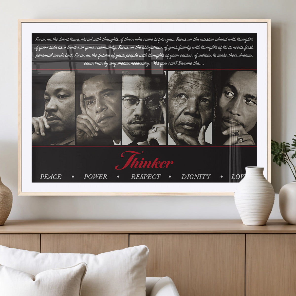 Thinkers of Wall Art Canvas Print - Inspirational Wall Art