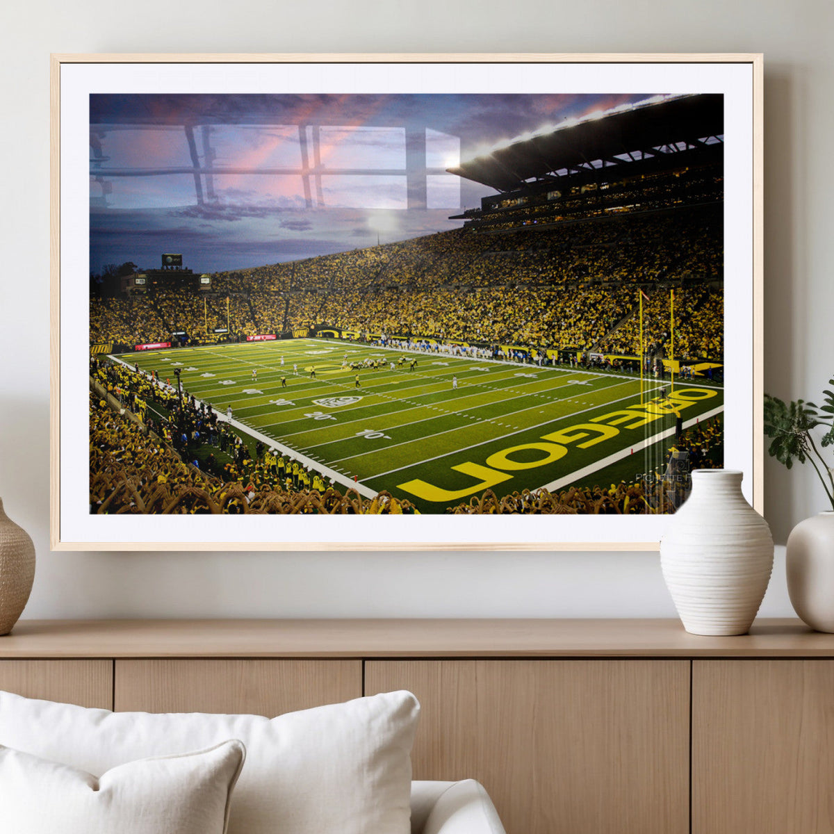 University of Oregon Ducks Football Team Print - Eugene
