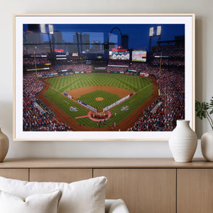 St. Louis Cardinals Baseball Team Print - Busch Stadium Wall