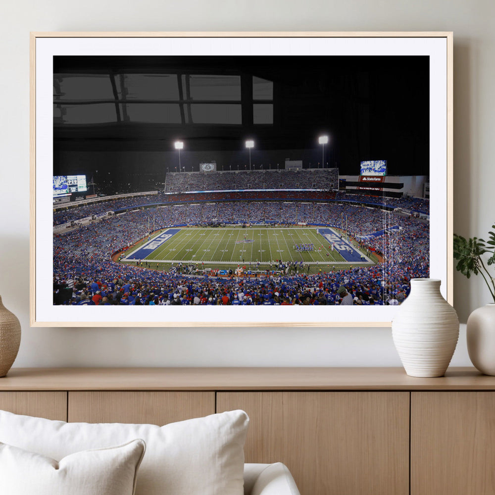 Buffalo Bills Wall Art - Buffalo Bills Stadium Canvas Print,