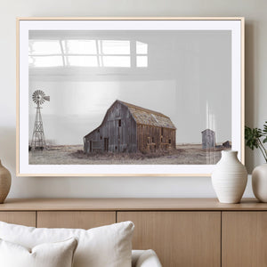 Set of 3 Rustic Farmhouse Wall Art Prints – Country Barn,