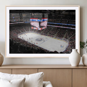 Rogers Place Edmonton Oilers Ice Hockey Stadium Wall Art,