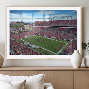 Florida Tampa Raymond James Stadium Wall Art Canvas Print -