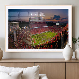 NC State Wolfpack Football Team Print - Raleigh