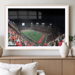 Houston Cougars Football Team Print - Houston TDECU Stadium