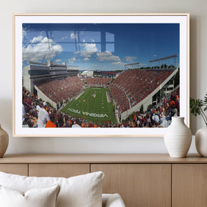 Virginia Tech Hokies Football Team Print - Blacksburg Lane