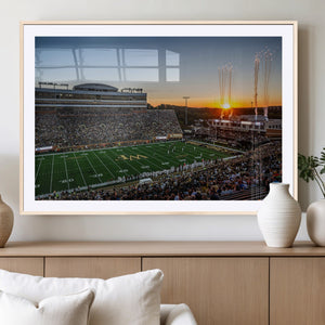 Demon Deacons Football Team Print Canvas- Winston-Salem