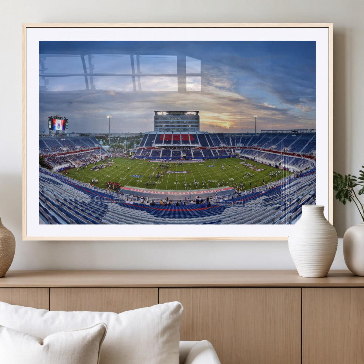 Florida Atlantic University Owls Football Team Print - Boca