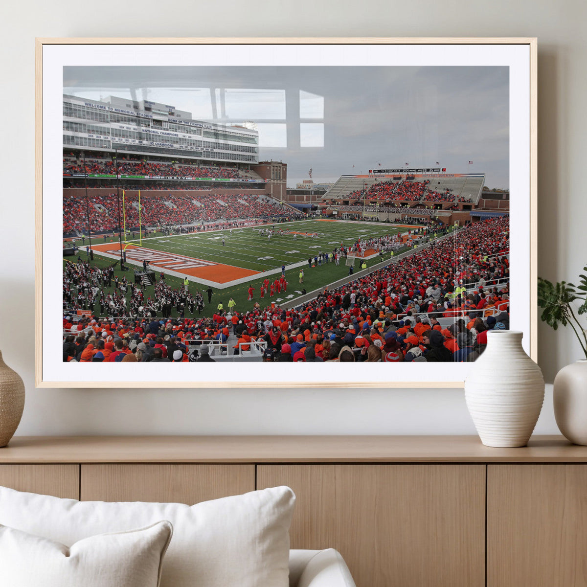 University of Illinois Fighting Illini Football Team Print -