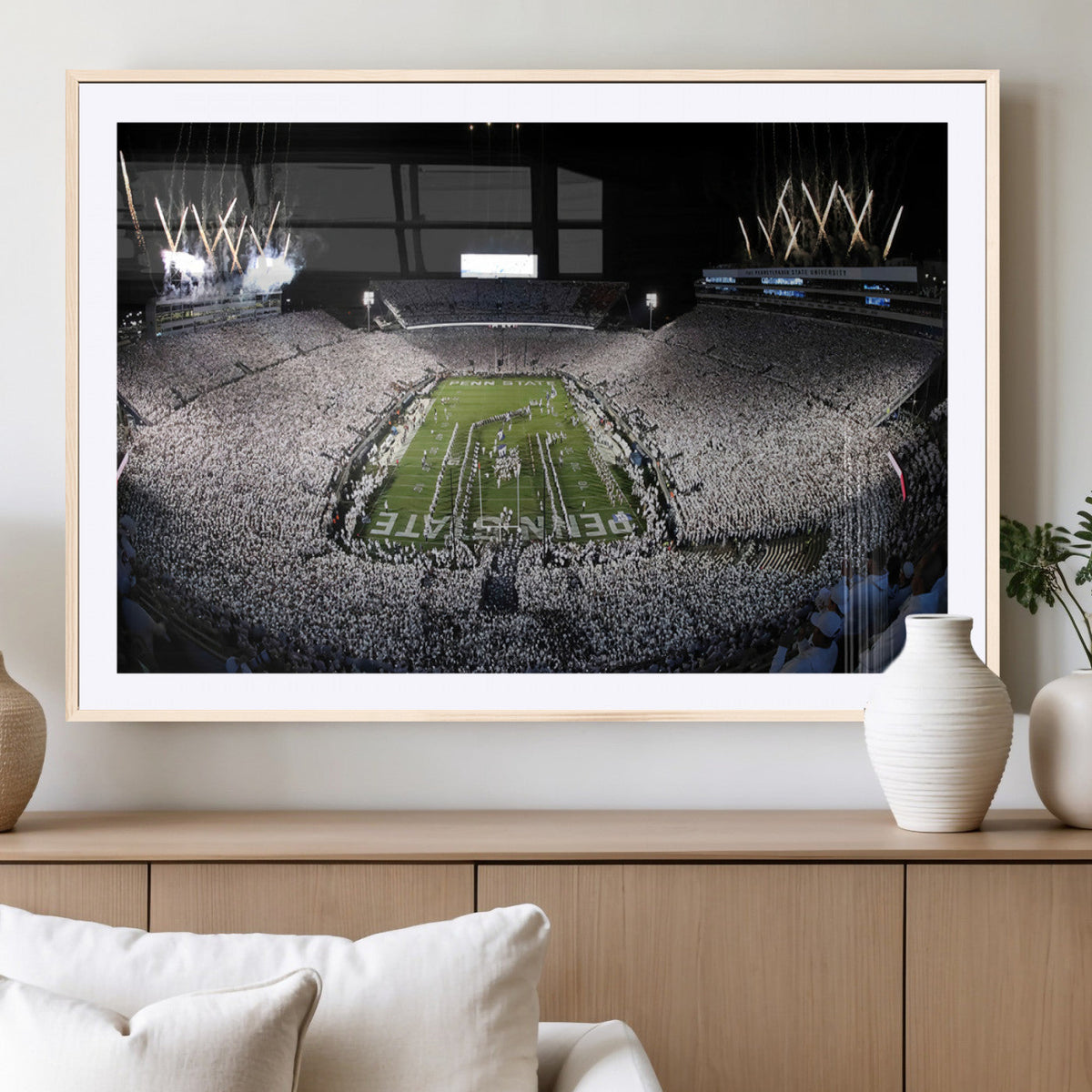 Penn State Beaver Stadium Canvas Wall Art - Nittany Lions