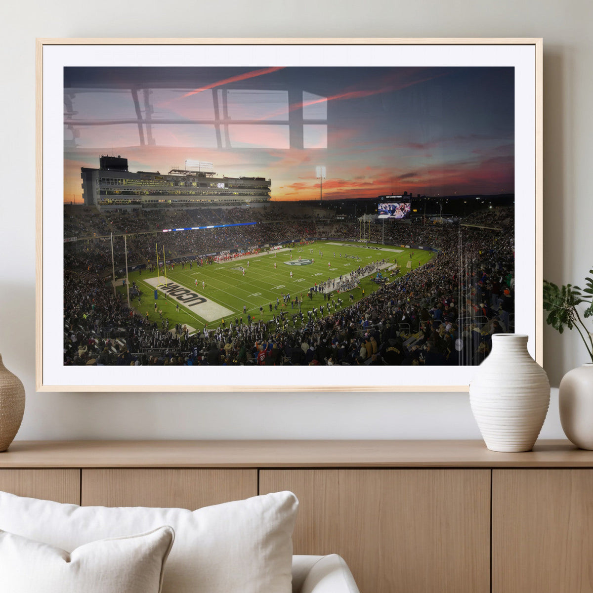 The University of Connecticut UCONN Huskies Football Team