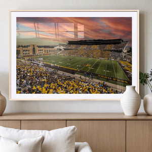 University of Wyoming Cowboys Football Team Print - Laramie