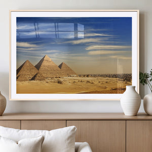 Majestic Ancient Wonders Wall Art Canvas Print – Golden