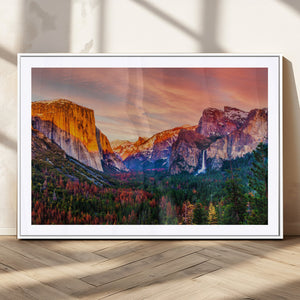 Yosemite Nal Park Wall Art Landscape Canvas Print El Capitan