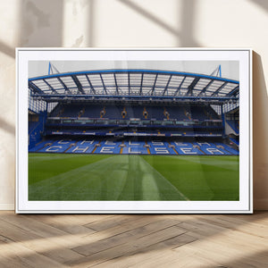 Chelsea FC Soccer Team Print - Stamford Bridge Stadium Wall