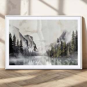 Yosemite Valley Wall Art Canvas Print – Framed and Ready to