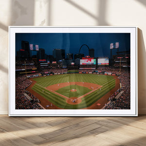 St. Louis Cardinals Baseball Team Print - Busch Stadium Wall