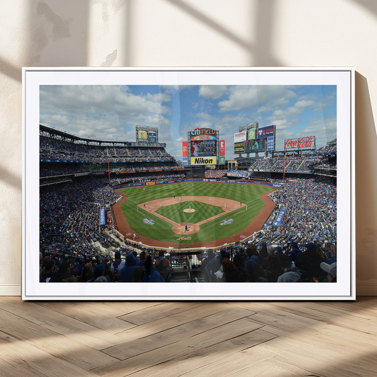New York Mets Baseball Team Print - Citi Field Stadium Wall