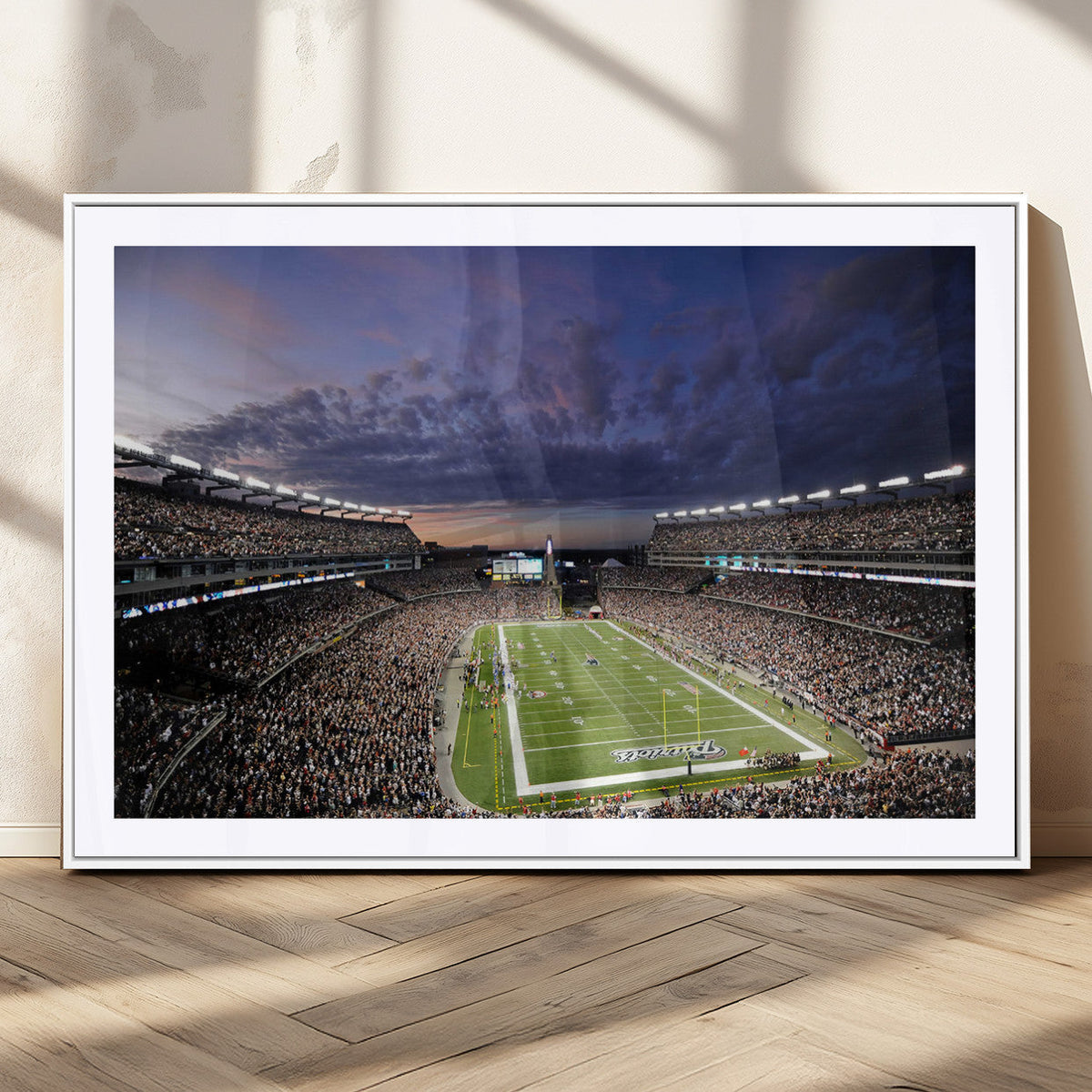 New England Patriots Football Team Print - Foxborough