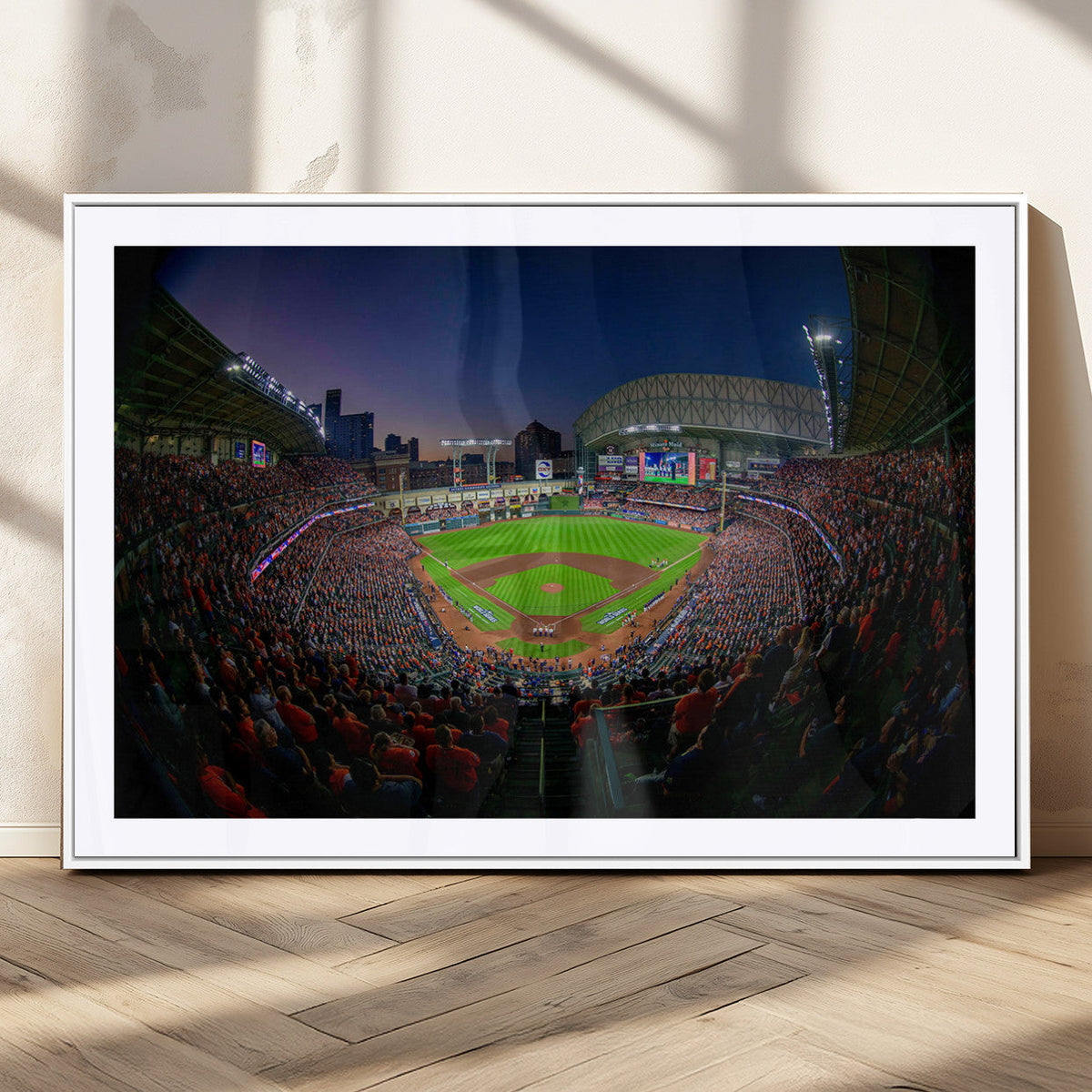 Houston Astros Baseball Print Canvas - Houston Minute Maid
