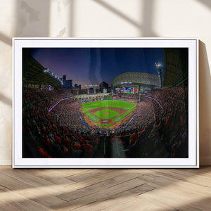 Houston Astros Baseball Print Canvas - Houston Minute Maid