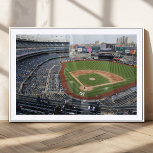 New York Yankees Baseball Team Print - Yankee Stadium Wall