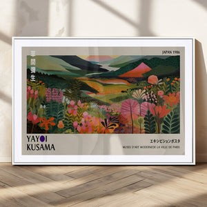 Yayoi Kusama Japan 1986 Wall Art Canvas Print – Vibrant