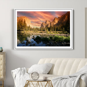 Yosemite Valley Wall Art Canvas Print – El Capitan Sunset