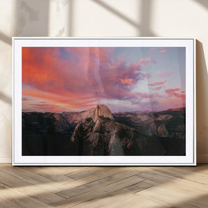 Half Dome Wall Art Canvas Print – Framed Yosemite National