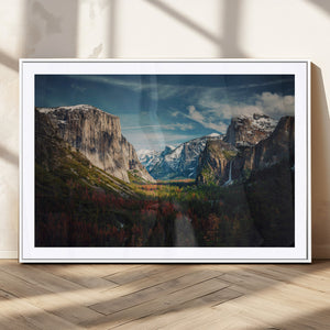 Yosemite National Wall Art Canvas Print – Framed Mountain