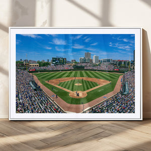 Wrigley Field Baseball Stadium Canvas Wall Art – Packed