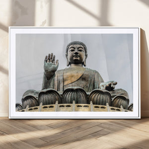 Buddha Statue Wall Art Canvas Print