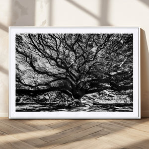 Mighty Angel Oak Wall Art | Angel Oak Tree Art Print