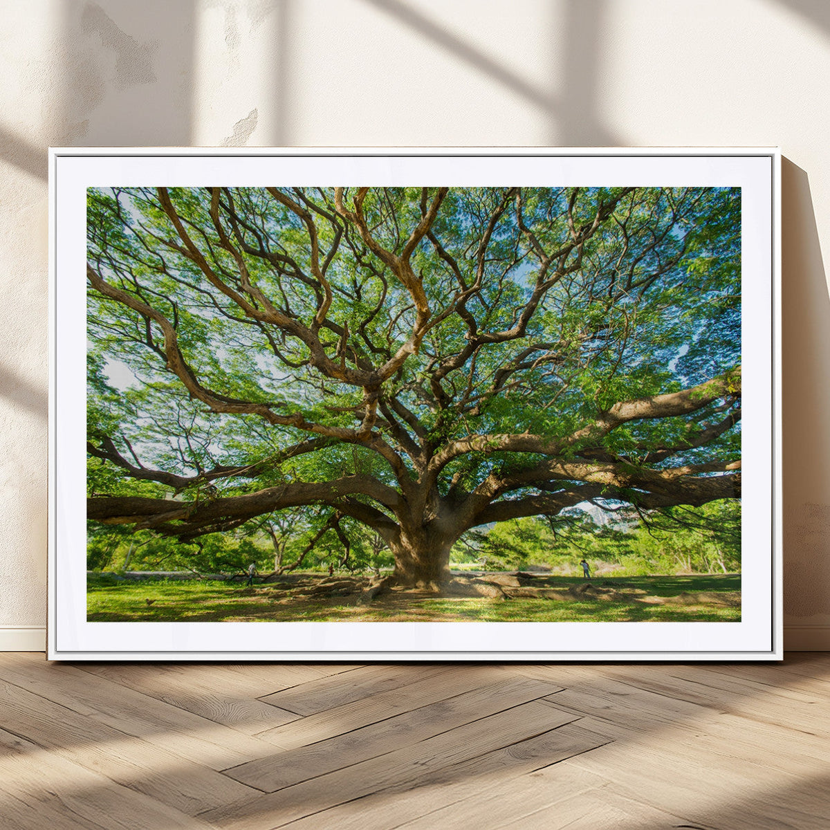 Majestic Oak Tree Wall Art – Serene Nature Canvas Print with