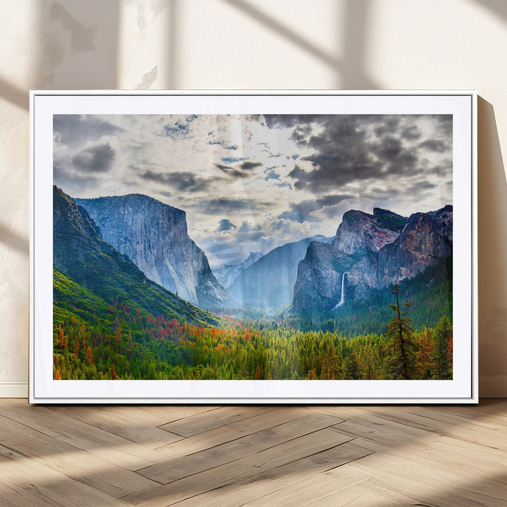 Yosemite Park Half Dome 3 Panel Canvas Print | Large Giclée