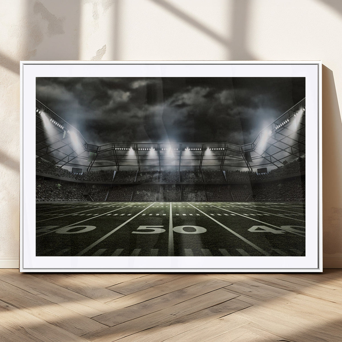 American Football Stadium Wall Art Canvas Print, Stadium