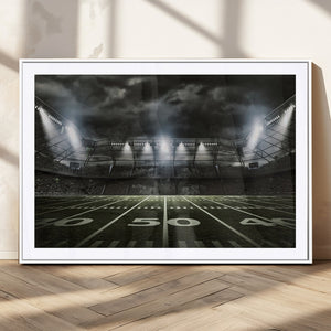 American Football Stadium Wall Art Canvas Print, Stadium