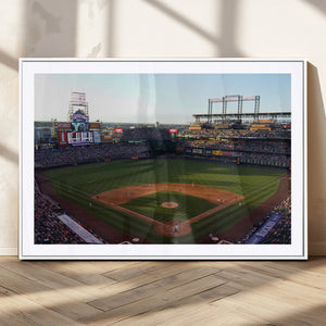 Colorado Rockies Coors Field Wall Art Canvas Print - MLB