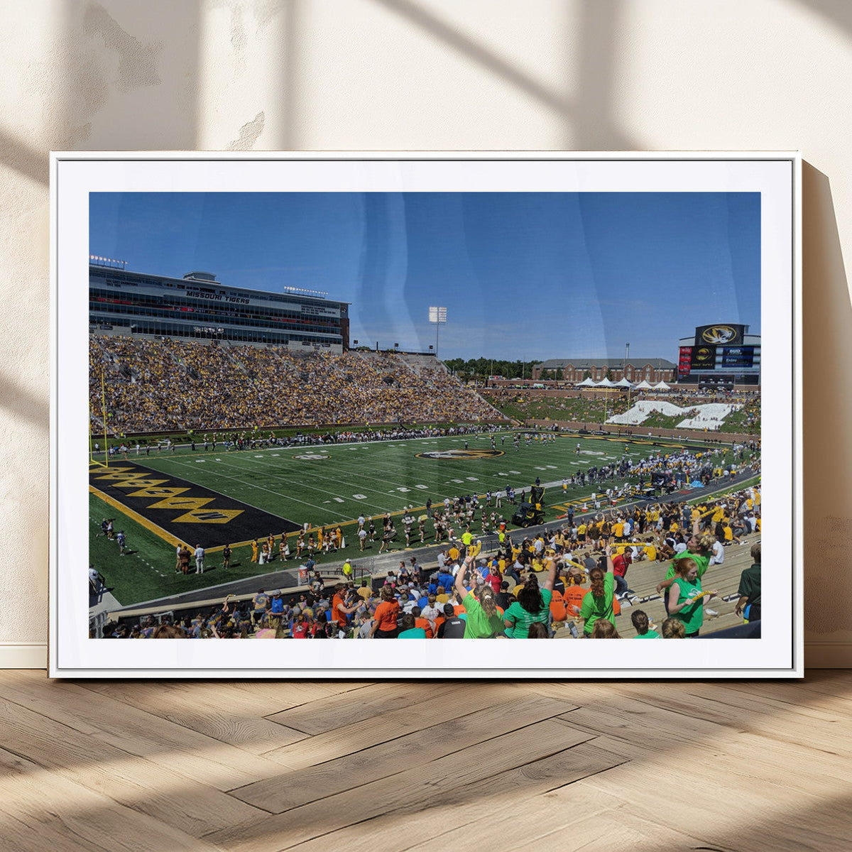 University of Missouri Tigers Football Team Print - Columbia