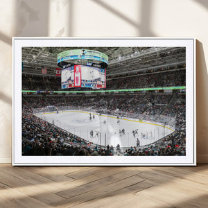 Sharks Arena Blackhawks Sharks Ice Hockey Stadium Wall Art