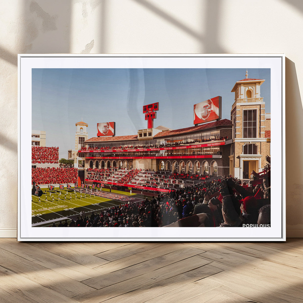 Jones AT&T Stadium Texas Tech Red Raiders Wall Art | Large