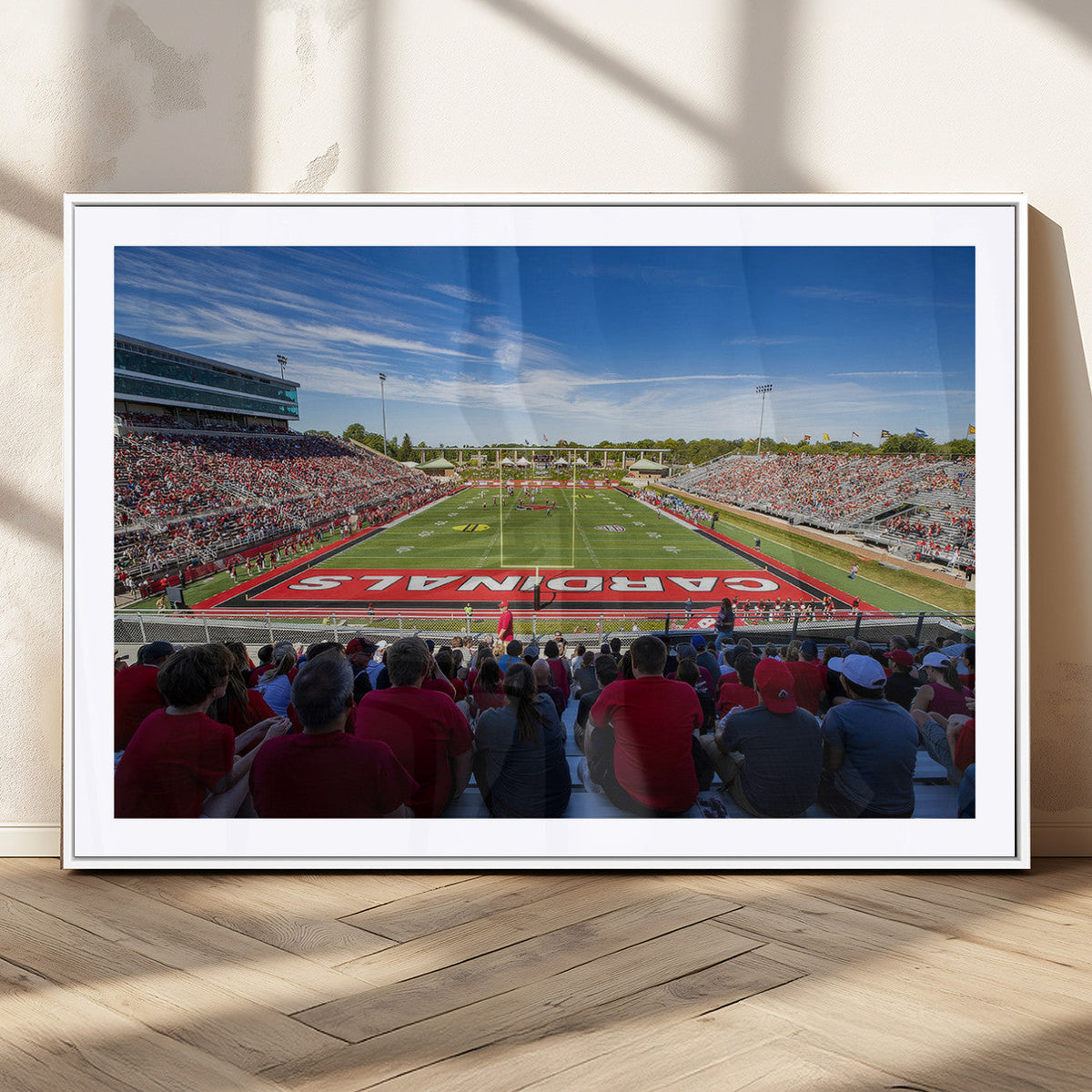 Ball State Cardinals Football Team Print - Muncie Scheumann