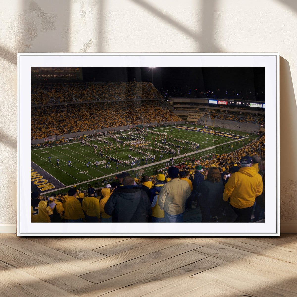 West Virginia Uni Mountaineers Football Team Print - Milan