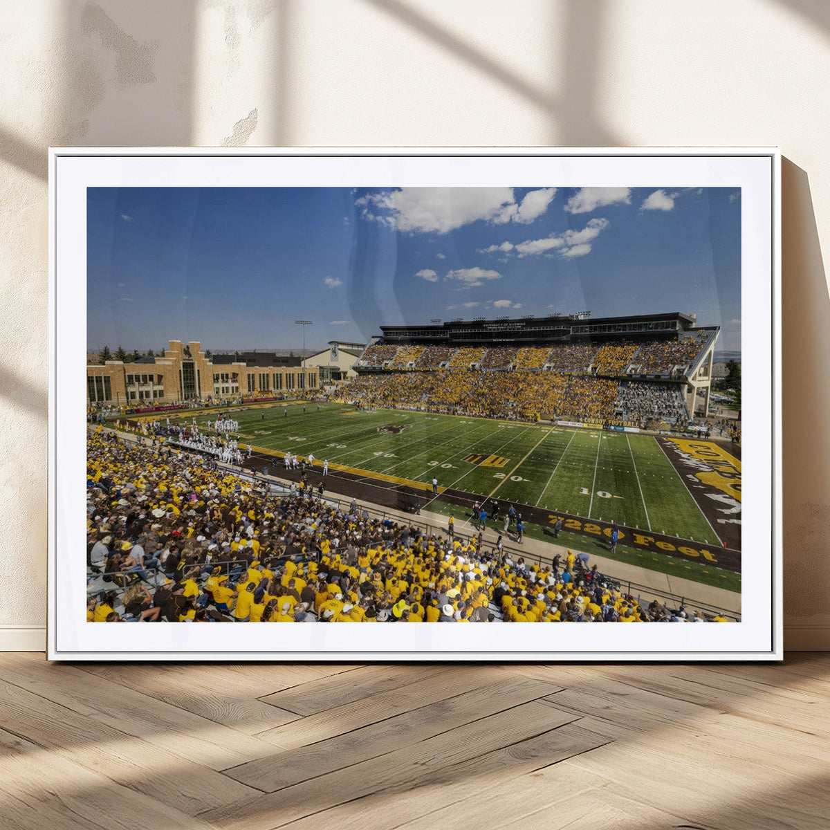 University of Wyoming Cowboys Football Team Print - Laramie
