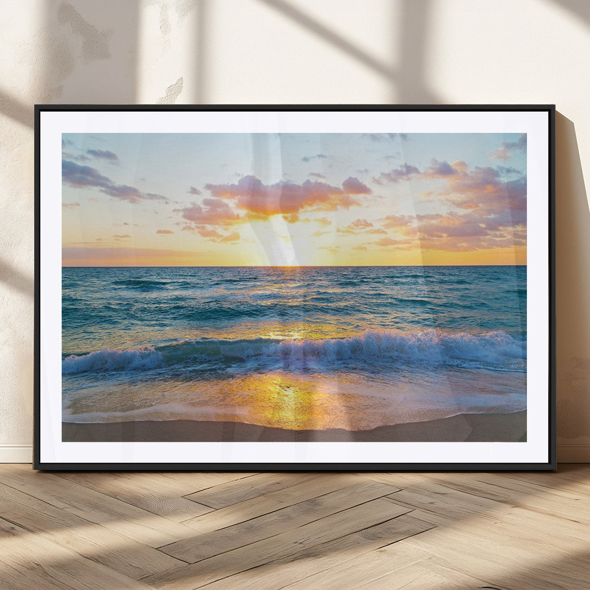 Coastal Wall Art - Vintage World Map Canvas Print with