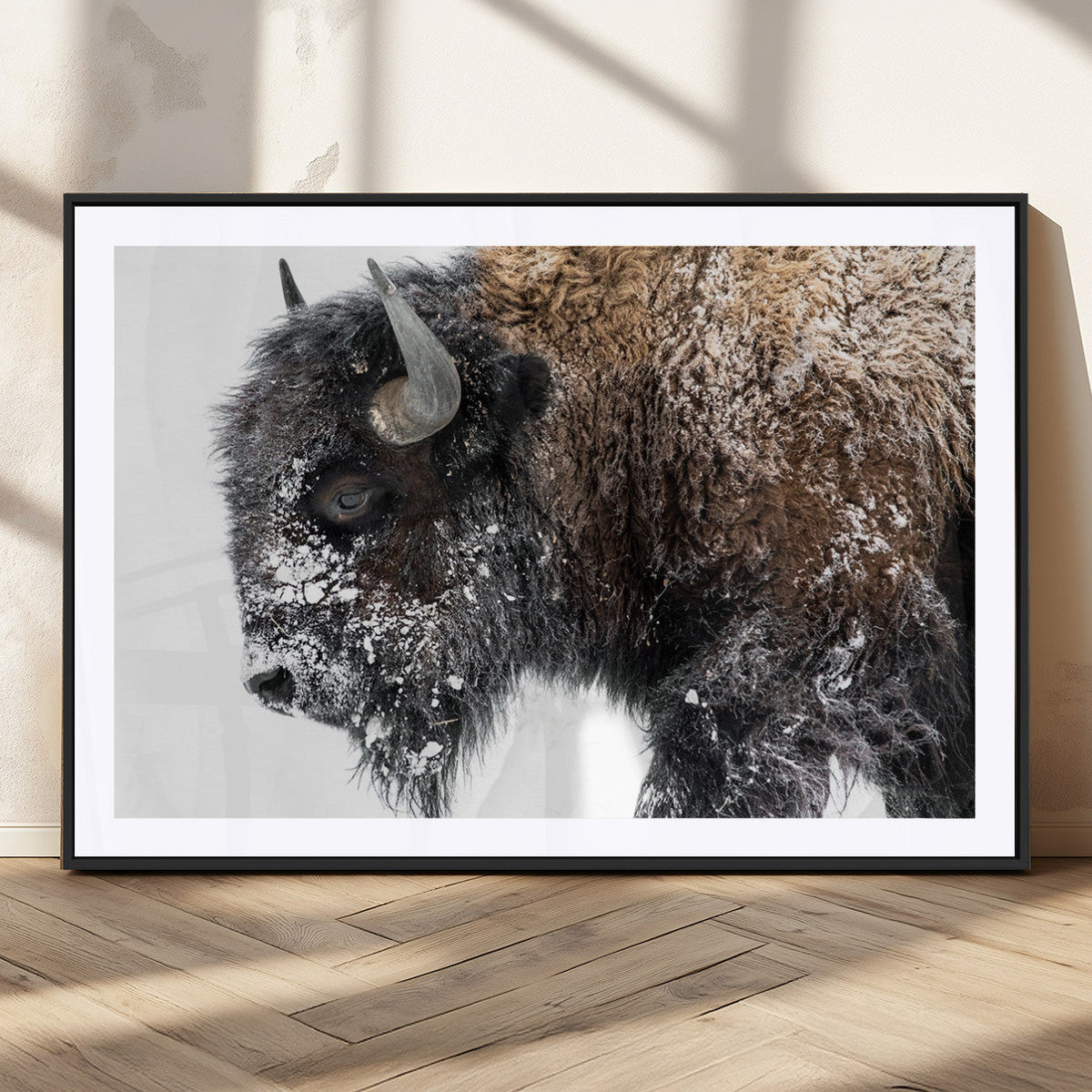 American Bison Wall Art Print – Majestic Buffalo Canvas